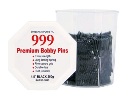 999 Bobby Pins Small 1.5  Black on Sale