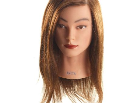 Hi Lift Mannequin Head Anita - Long Brown (40-45cm) Cheap