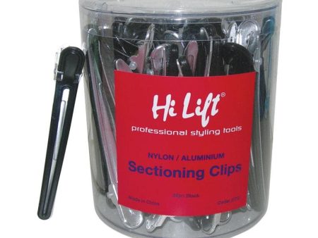 Nylon Aluminium Sectioning Clips Black 36 Piece Tub For Cheap