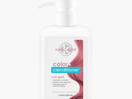 Keracolor Colour + Clenditioner Rose Gold - 355ml Online Sale