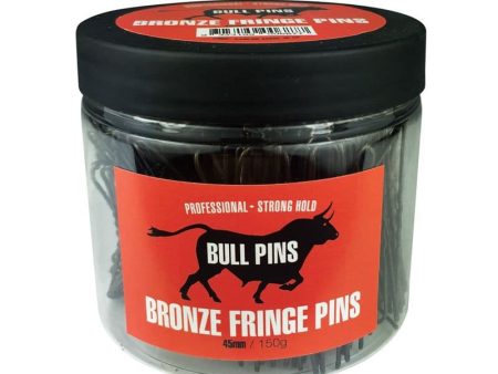 Bull Fringe Pins Bronze 45mm 150g Tub Online Sale