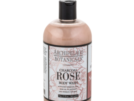 Archipelago Charcoal Rose Body Wash Online now