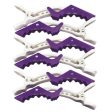 Termax Crocodile Clips 10 pack Purple & White For Sale