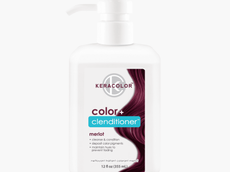 Keracolor Colour + Clenditioner Merlot - 355ml For Discount