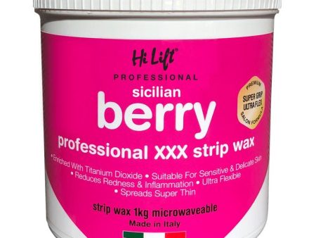 Hi Lift Sicilian Berry Strip Wax - 1000ml Tub Fashion