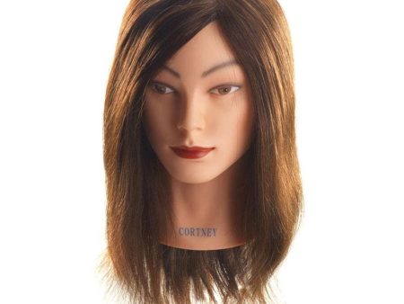 Hi Lift Mannequin Head Cortney - Medium Brown (35-40cm) Sale