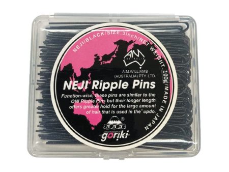 NEJI Ripple Pins 3  BLACK 555  100GR Online now