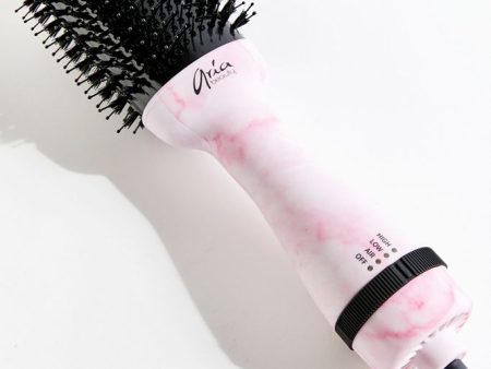 Aria Marble Pink Blowdry Brush Online