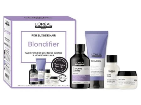 L OREAL PROFESSIONAL SERIE EXPERT BLONDIFIER GIFT SET 4 ITEMS Fashion