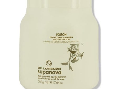 De Lorenzo Supanova dust free white powder lightener 500g on Sale