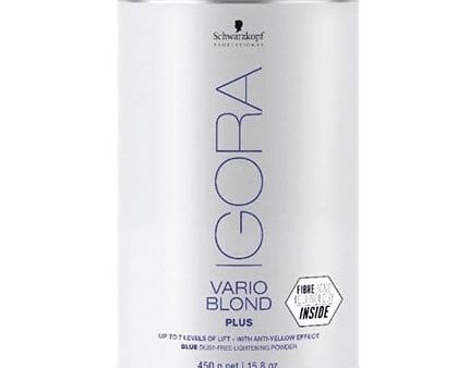 IGORA VARIO BLOND PLUS POWDER LIGHTENER (blue) 450g Hot on Sale