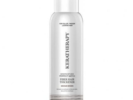 Keratherapy Keratin Infused Fiber Hair Thickener Spray Medium Brown Fashion