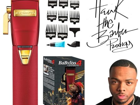 BaBylissPRO RED FX LITHIUM CLIPPERS | BARBERS INFLUENCER COLLECTION Fashion