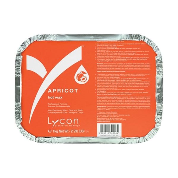 Lycojet Hot Wax Apricot 1KG - Lycon Hot on Sale