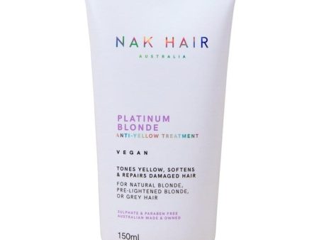 NAK Platinum Blonde Anti-Yellow Treatment 150ml Online Hot Sale