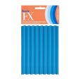 Hair FX Long Blue Flexible Rollers Online Hot Sale