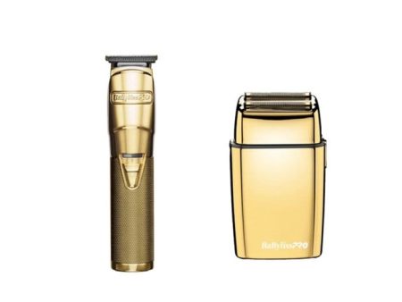 BaBylissPRO Gold FX Lithium Duo Trimmer & Foil Shaver Set Fashion