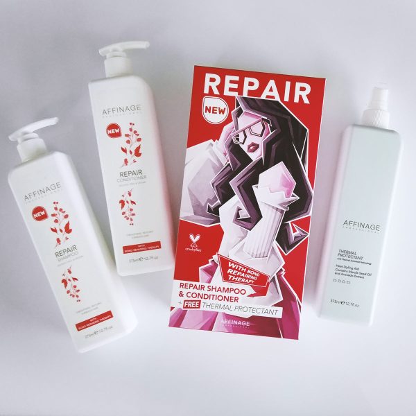 Affinage Repair Shampoo, Conditioner & Free Protectant 375ml on Sale